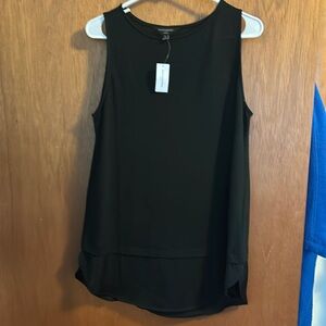 Soft, black casual business wear and activewear top